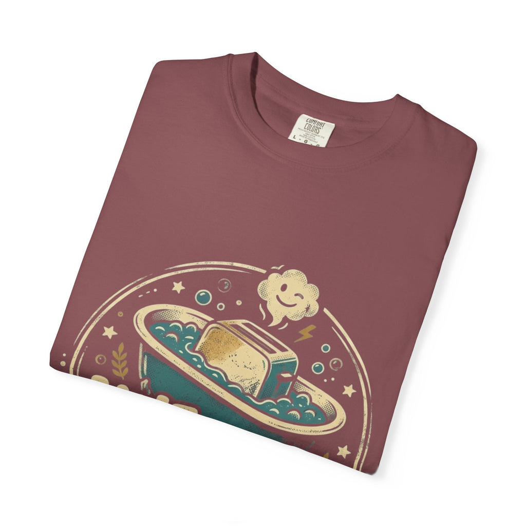 Live Laugh Toasterbath T-Shirt — Funny Retro Kitchen Graphic Tee