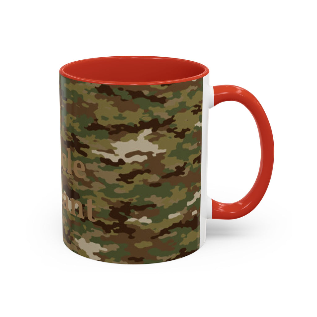 #1 Testicle Sergeant Accent Coffee Mug — Funny Military Gift for Sergeants