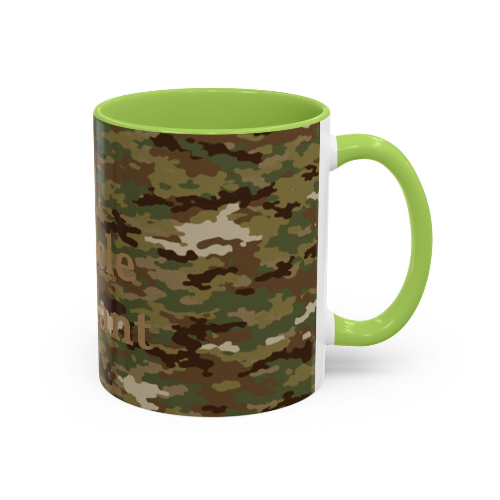 #1 Testicle Sergeant Accent Coffee Mug — Funny Military Gift for Sergeants