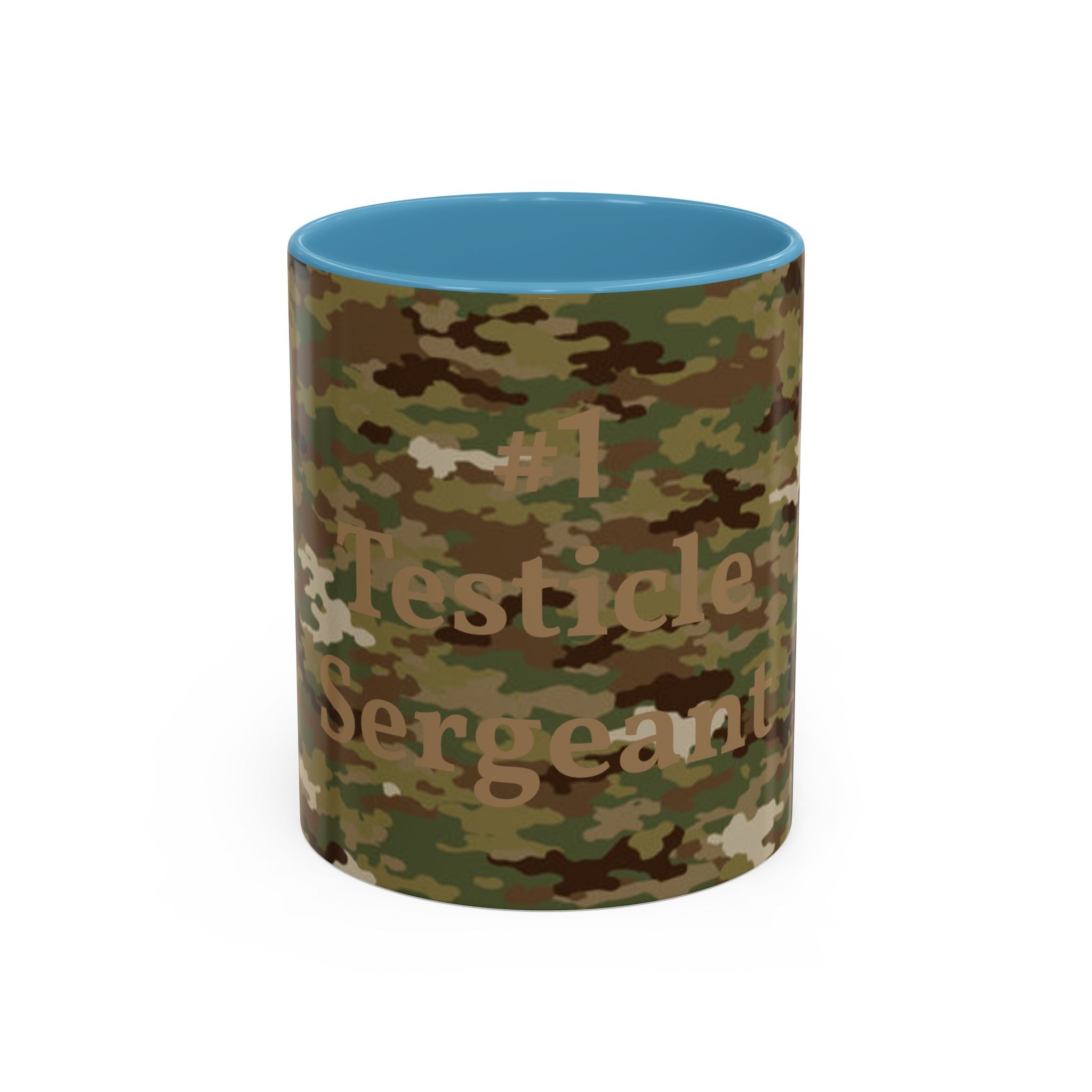 #1 Testicle Sergeant Accent Coffee Mug — Funny Military Gift for Sergeants