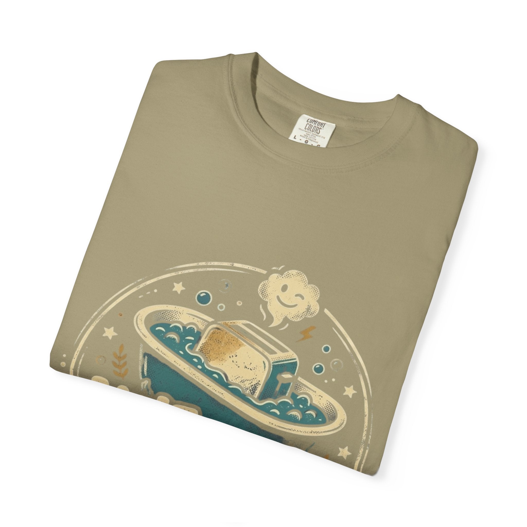 Live Laugh Toasterbath T-Shirt — Funny Retro Kitchen Graphic Tee
