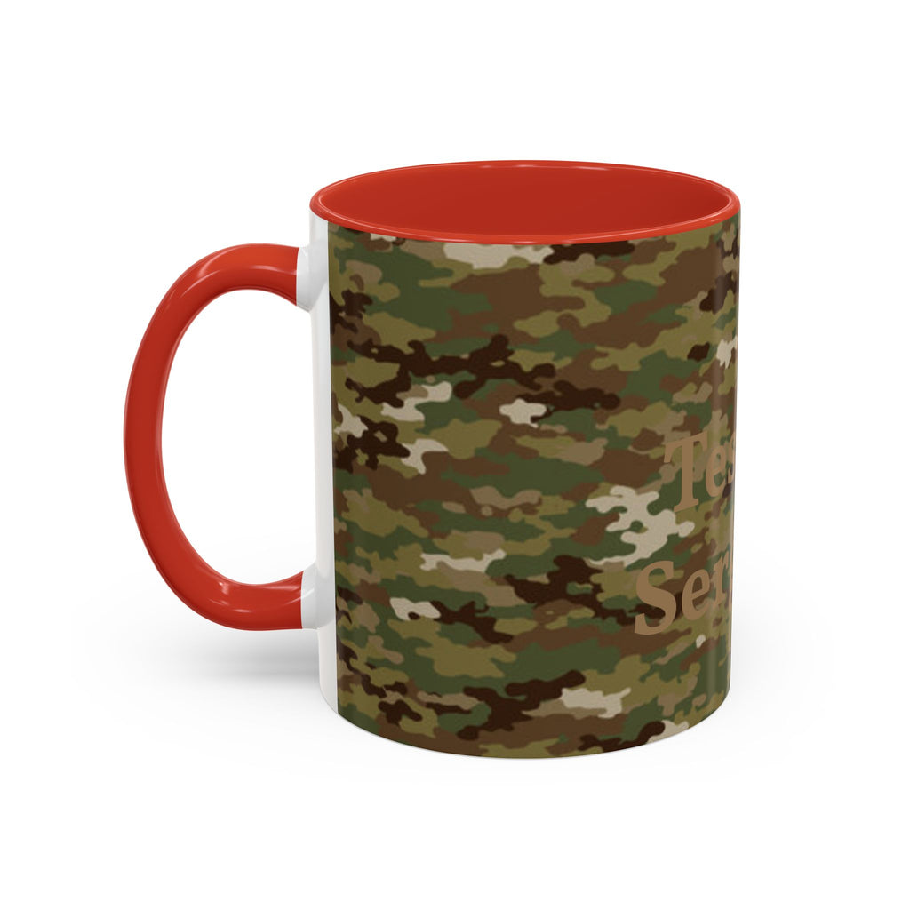 #1 Testicle Sergeant Accent Coffee Mug — Funny Military Gift for Sergeants