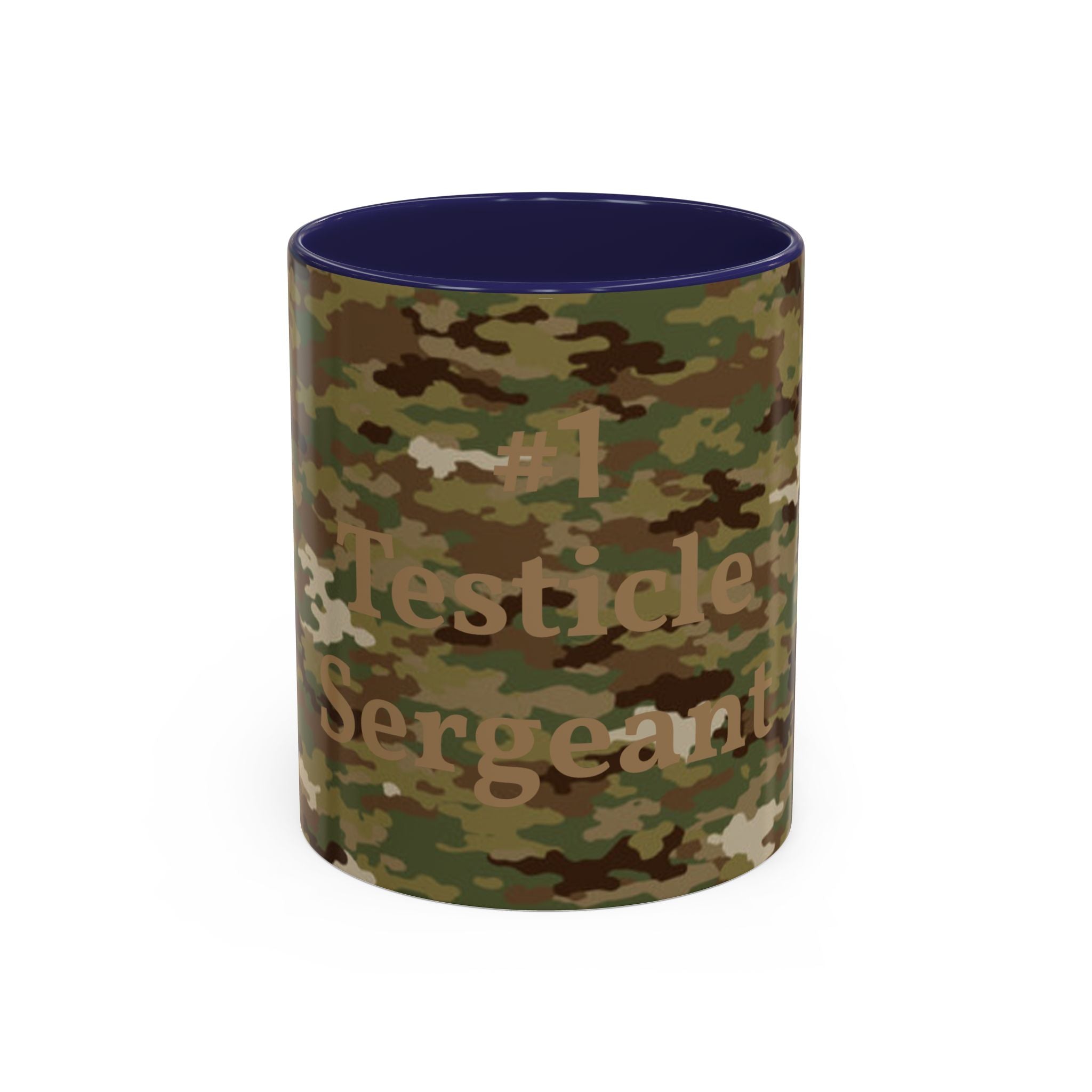 #1 Testicle Sergeant Accent Coffee Mug — Funny Military Gift for Sergeants