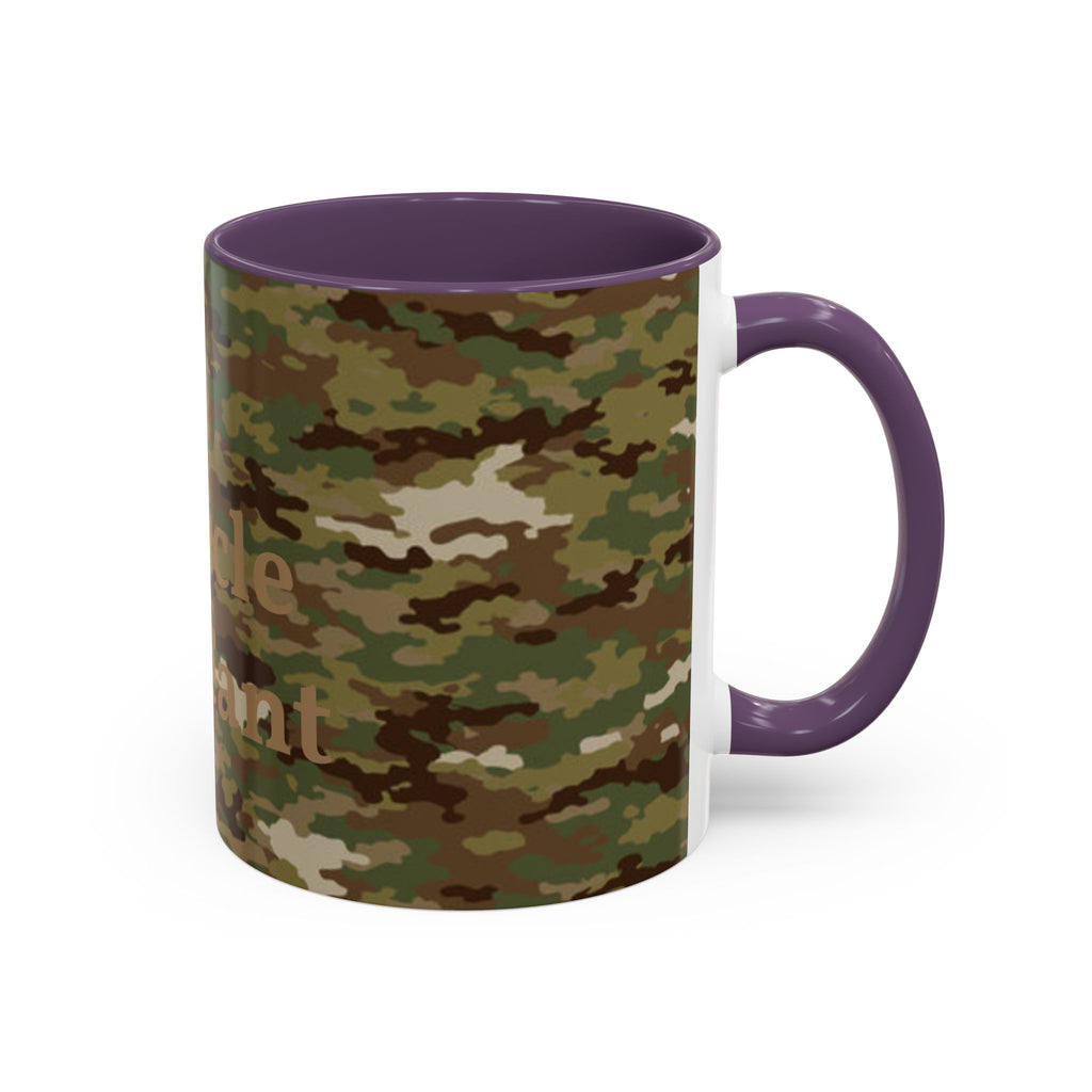 #1 Testicle Sergeant Accent Coffee Mug — Funny Military Gift for Sergeants