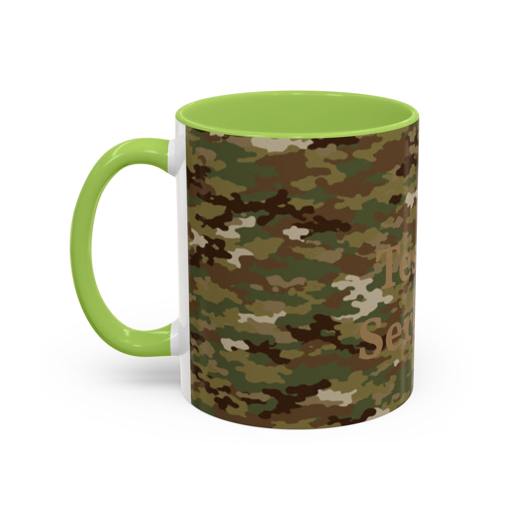 #1 Testicle Sergeant Accent Coffee Mug — Funny Military Gift for Sergeants