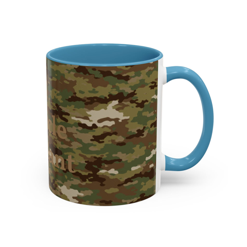 #1 Testicle Sergeant Accent Coffee Mug — Funny Military Gift for Sergeants